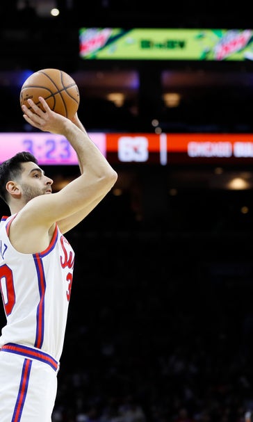 Korkmaz gets hot, scores 24 to lift 76ers over Bulls 100-89